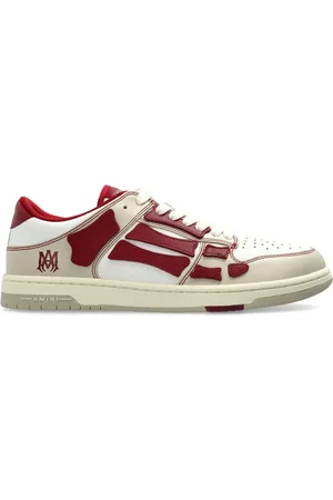 AMIRI Homme, Chaussures, Rouge, Taille: 41 EU Baskets basses rouges avec détails perforés