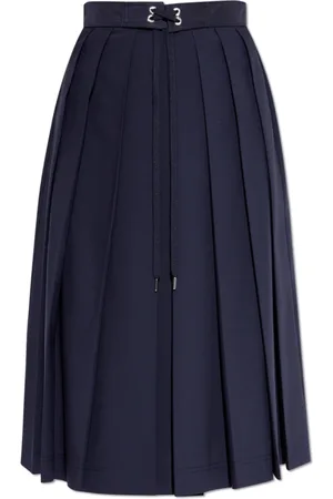 Moncler Femme, Jupes, Bleu, Taille: 36 FR Jupe plissée
