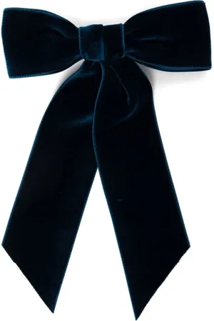 Jennifer Behr Femme, Accessoires, Bleu, Taille: ONE Size Velours Pince à Cheveux