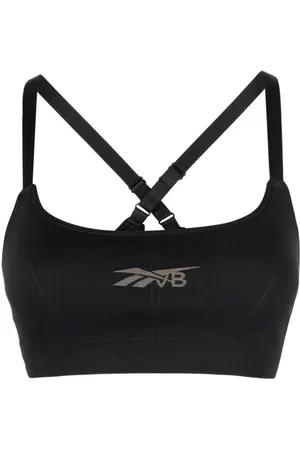 Reebok Femme, Sport, Noir, Taille: 36 FR VB Soutien-Gorge Sans Couture