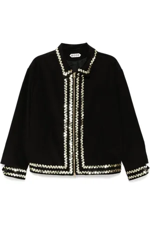 BODE Homme, Vestes, Noir, Taille: L Veste Bandstand Multicolore Noire