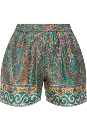Etro Femme, Shorts, Multicolore, Taille: 38 FR Shorts en Soie