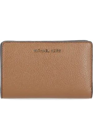 Michael Kors Femme, Accessoires, Brun, Taille: ONE Size Portefeuille Femme en Cuir Marron avec Monnaie