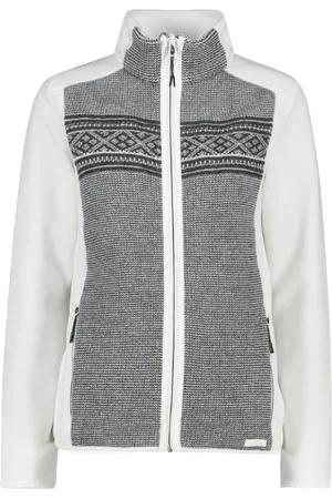 CMP Femme, Sweatshirts et sweats à capuche, Blanc, Taille: 40 FR Arctic Fleece Pull Regular Fit