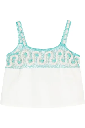 BODE Femme, Tops, , Taille: 40 FR Débardeur en Dentelle Ripple Crème