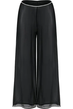 BODE Femme, Pantalons, Noir, Taille: 38 FR Pantalon Noir Sheer Juana