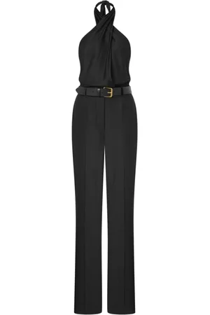 Moschino Femme, Combinaisons et Ensembles, Noir, Taille: 40 FR Noir Dos Nu Bouton Fermeture Éclair Poches Short