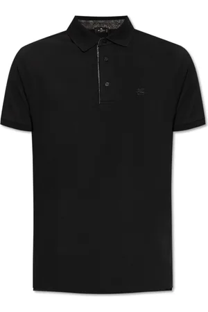 Etro Homme, Tops, Noir, Taille: S Polo en coton