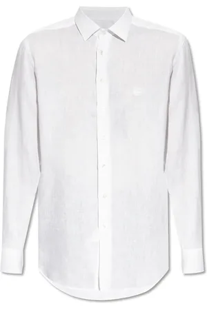 Etro Homme, Chemises, Blanc, Taille: 2XL Chemise en lin