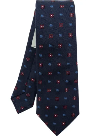 Etro Homme, Accessoires, Bleu, Taille: ONE Size Cravate en soie
