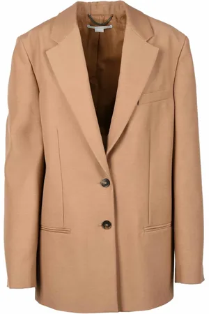 Stella McCartney Femme, Vestes, Brun, Taille: 38 FR Veste en laine