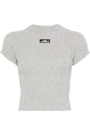 OTTOLINGER Femme, Tops, Gris, Taille: 42 FR T-shirt Gris avec Manches Raglan