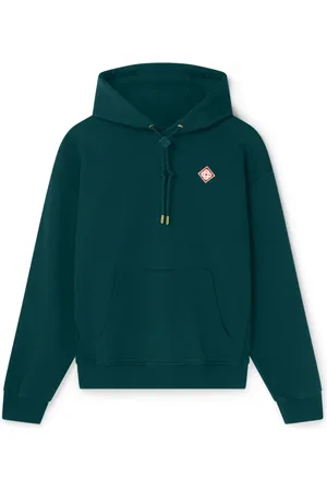 Casablanca Homme, Sweatshirts et sweats à capuche, Vert, Taille: M Sweat à Capuche Logo Diamant Vert