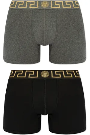 VERSACE Homme, Sous-vêtements, Multicolore, Taille: S Lot de deux boxers