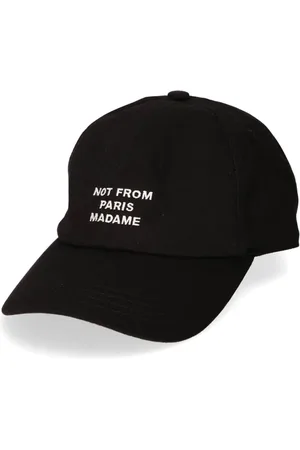 Drôle de Monsieur Homme, Accessoires, Noir, Taille: ONE Size Casquette Slogan en sergé de coton