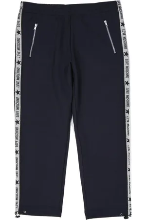 Moschino Femme, Pantalons, Bleu, Taille: 42 FR Pantalon Bleu Aw24 Confort Style