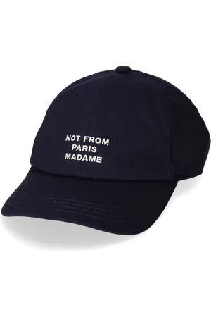 Drôle de Monsieur Homme, Accessoires, Bleu, Taille: ONE Size Casquette à Slogan en Sergé de Coton