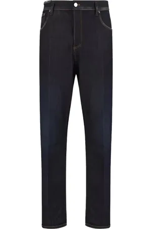 PT Torino Homme, Jeans, Bleu, Taille: W32 Jean Jambe Fuselée Bleu Foncé