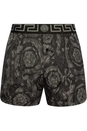 VERSACE Homme, Sous-vêtements, Noir, Taille: S Shorts de sous-vêtements avec motif baroque