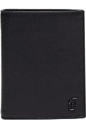 Liu Jo Homme, Accessoires, Noir, Taille: ONE Size Portefeuille en cuir avec compartiments pour cartes et pièces