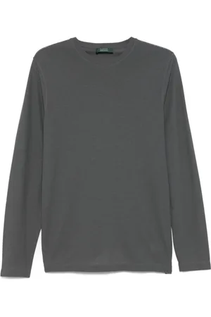ZANONE Homme, Tops, Gris, Taille: 2XL Pulls Gris pour Hommes