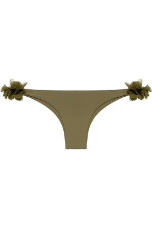 LA REVECHE Femme, Maillots de bain, Vert, Taille: 40 FR Bas de Bikini Vert