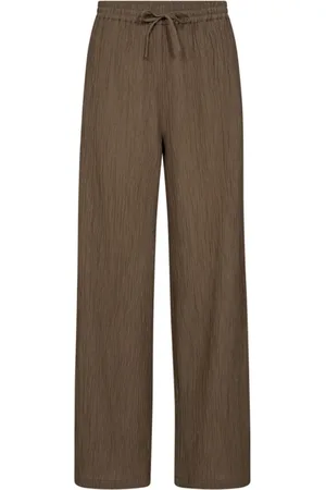 Co`Couture Femme, Pantalons, Brun, Taille: 42 FR Pantalon Angelacc en couleur noyer
