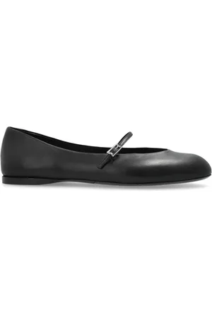 Max Mara Femme, Chaussures, Noir, Taille: 41 EU Ballerines en cuir