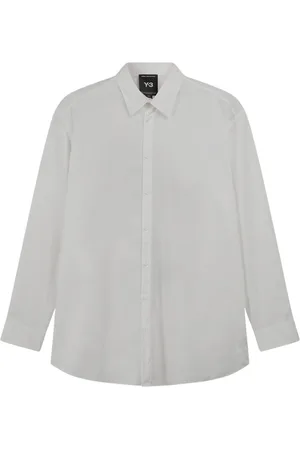 Y-3 Femme, Blouses et Chemises, Blanc, Taille: 36 FR Chemise Imprimée en Coton