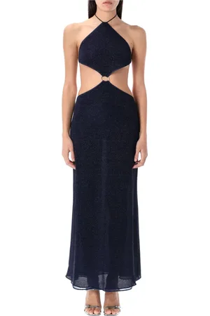 Oseree Femme, Robes, Bleu, Taille: 40 FR Robe Empire Élégante
