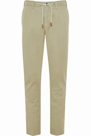 ELEVENTY Homme, Pantalons, Vert, Taille: W34 Pantalon en Lyocell/Coton avec Poches