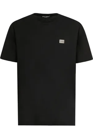 Dolce & Gabbana Homme, Tops, Noir, Taille: 2XL Nero T-Shirt