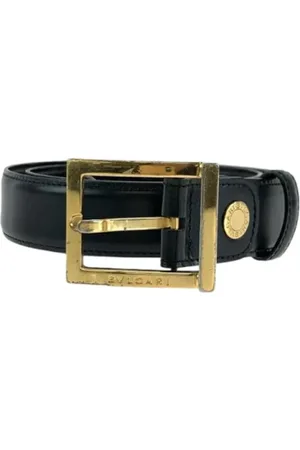 Bvlgari Homme, Pre-owned, Noir, Taille: ONE Size Pre-owned Cuir ceintures
