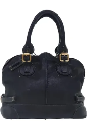 Chloé Femme, Pre-owned, Noir, Taille: ONE Size Pre-owned Cuir sacs-main