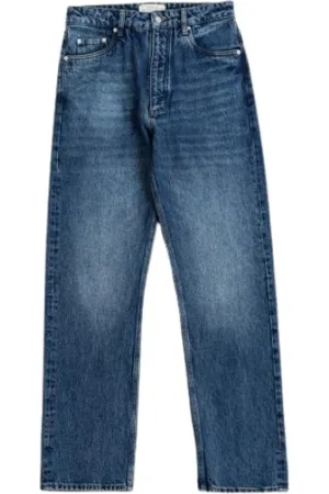 STUDIO NICHOLSON Homme, Jeans, Bleu, Taille: L Jean Riso bleu, coupe droite, 5 poches