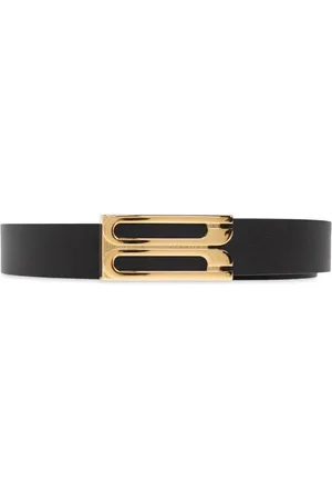 Victoria Beckham Femme, Accessoires, Noir, Taille: 70 CM Ceinture en cuir