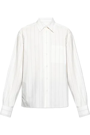 Lanvin Homme, Chemises, Blanc, Taille: M Chemise à rayures