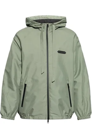 Lanvin Homme, Vestes, Vert, Taille: M Veste avec logo