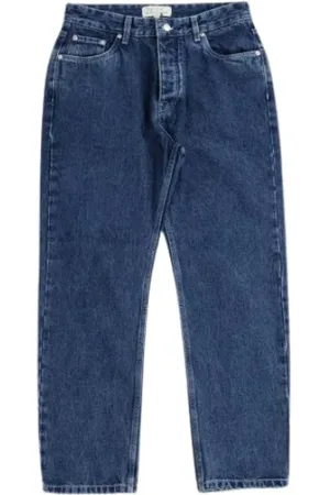 STUDIO NICHOLSON Homme, Jeans, Bleu, Taille: S Jean Denim Bleu Jambe Droite