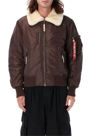 Alpha Industries Homme, Vestes, Brun, Taille: M Marron Hunter Ma-1 Veste Vêtements d