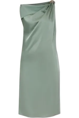 Lanvin Femme, Robes, Vert, Taille: 36 FR Robe en satin