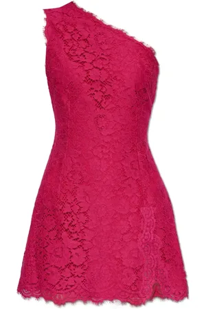Dolce & Gabbana Femme, Robes, Rose, Taille: 38 FR Robe en dentelle avec design épaules dénudées