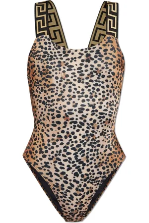 VERSACE Femme, Maillots de bain, , Taille: 38 FR Maillot de bain avec motif animal