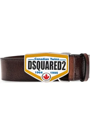 Dsquared2 Homme, Accessoires, Brun, Taille: 105 CM Ceinture en cuir