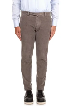 Briglia 1949 Homme, Pantalons, Brun, Taille: S Pantalon Blanc Homme