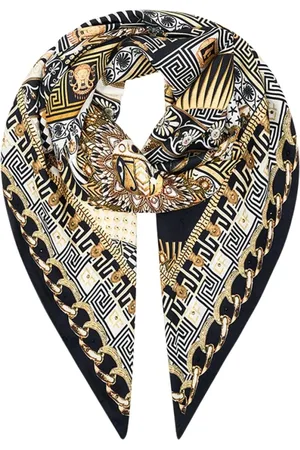 Camilla Femme, Accessoires, Multicolore, Taille: ONE Size Foulard en Soie Temples de Dendara