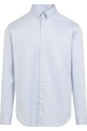 Giorgio Armani Homme, Chemises, Bleu, Taille: L Chemise Bleue pour Homme