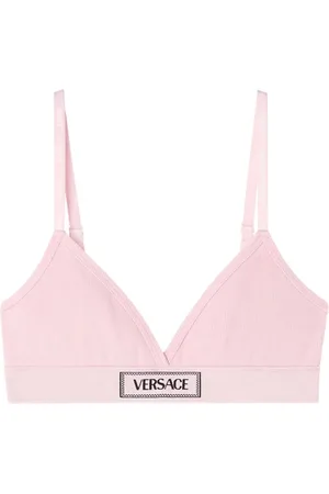 VERSACE Femme, Sous-vêtements, Rose, Taille: 38 FR Sous-vêtements Rose Vintage avec Logo Brodé