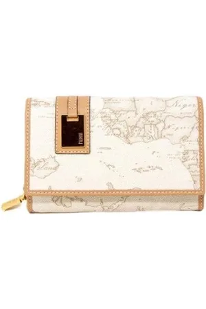ALVIERO MARTINI 1A CLASSE Femme, Accessoires, Blanc, Taille: ONE Size Portefeuille en Cuir Chic Collection