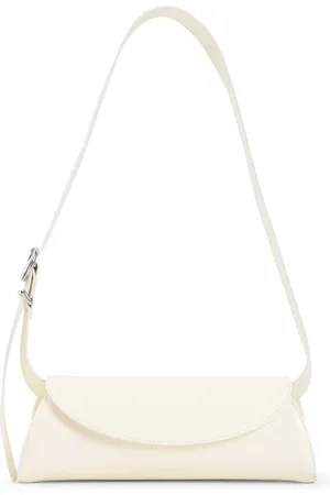 Jil Sander Femme, Sacs, Blanc, Taille: ONE Size Sac à main en cuir blanc